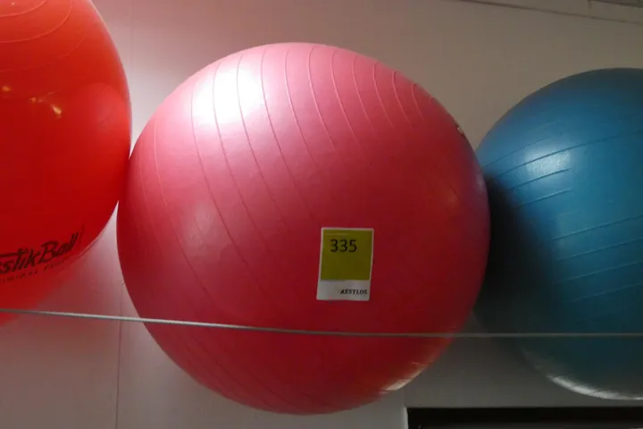 Gymnastikball, rot